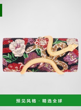 1h可退 【美国直邮】Judith Leiber Couture 蛇形水晶迷你包 托特