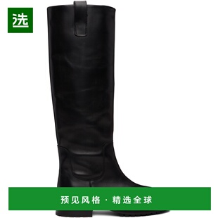 香港直邮aeyde 女士 黑色 Henry Leather 高筒靴 A11KBLAID45CH22