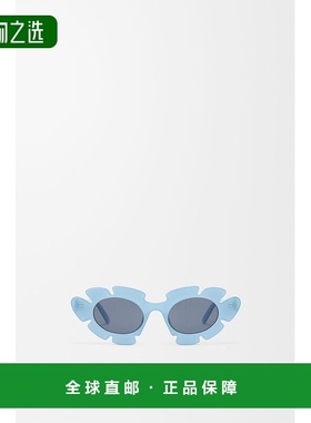 1h可退 欧洲直邮Loewe罗意威 女士浅蓝色尼龙花卉款太阳镜