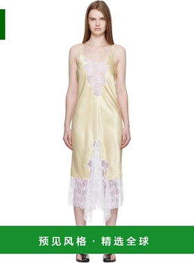 1h可退 香港直邮Collina Strada 女士 黄色 Anemone 连衣裙 XX401