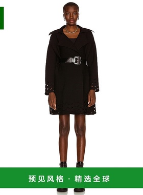 1h可退 香港直邮Alaïa 女士 宽松精细剪裁大衣 AA9M1015LM643