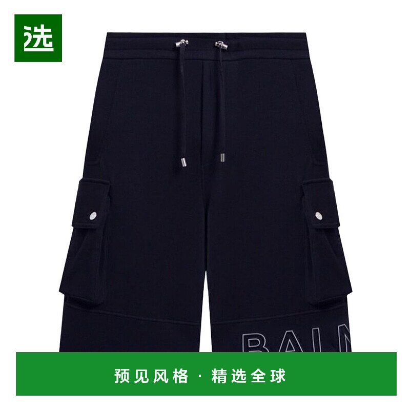 香港直邮Balmain 徽标工装短裤 BH0OA130BC22休闲裤