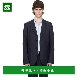 男士 海军蓝 西装 香港直邮Ami 外 Buttons Paris Two 1h可退 Wool
