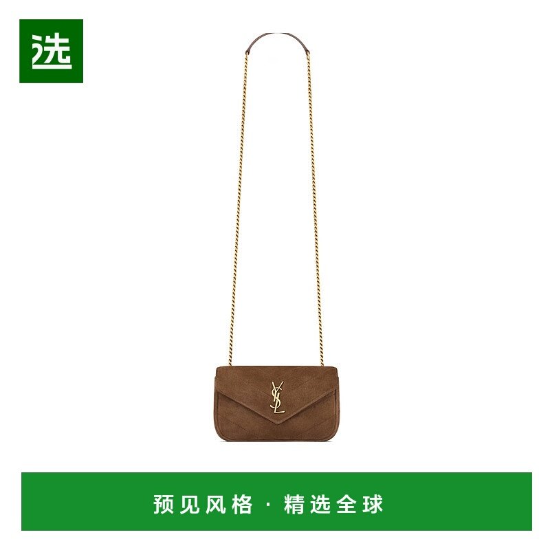 香港直邮Saint Laurent LOULOU MINI 绒面革 8217491U827斜挎包