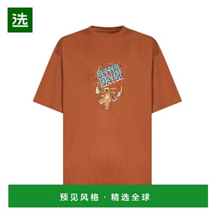 香港直邮Martine Rose 男士T恤 MRAW23621TEBDB AW2023 棕色男装