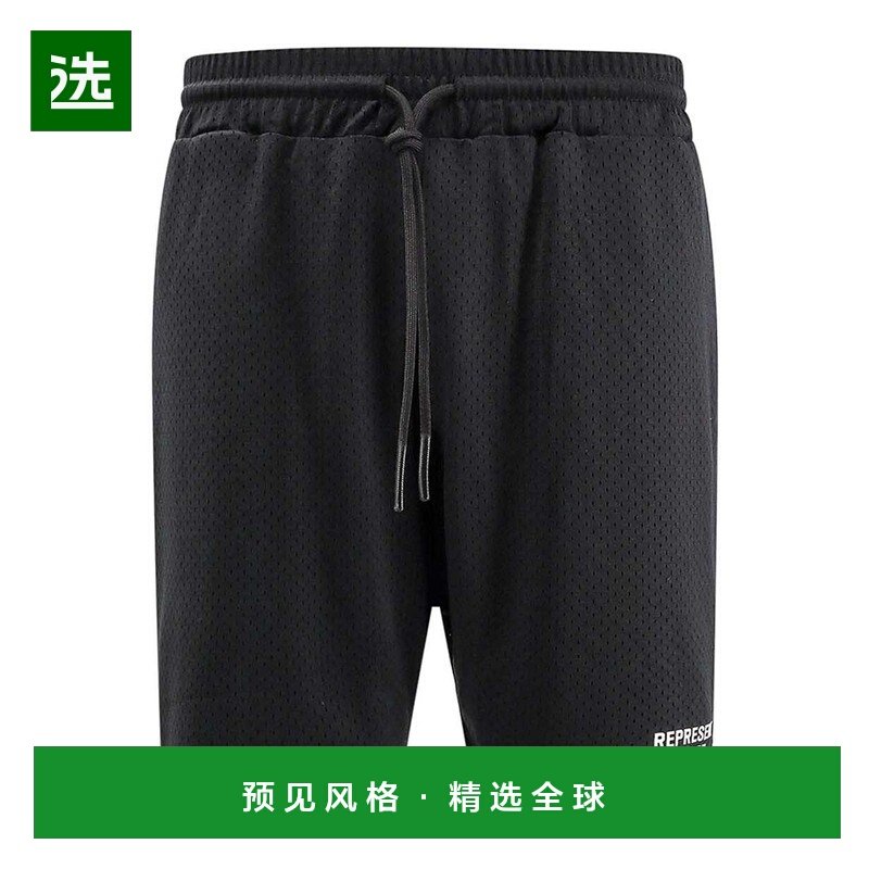 香港直邮Represent 男士短裤 0CM50401 AW2024 黑色 Black shorts,男装,休闲裤,淘宝优惠券,粉丝福利购,淘宝优惠卷