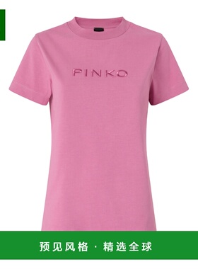 香港直邮PINKO 女士T恤 101752A339Q48 SS2026 粉红色 短袖T恤