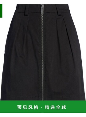 1h可退 香港直邮Iceberg 冰山 女士 迷你半身裙 black黑色 舒适时