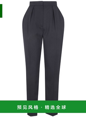 香港直邮BALMAIN 女士正装裤 GF1PN190WC090PA SS2026 灰色 褶皱