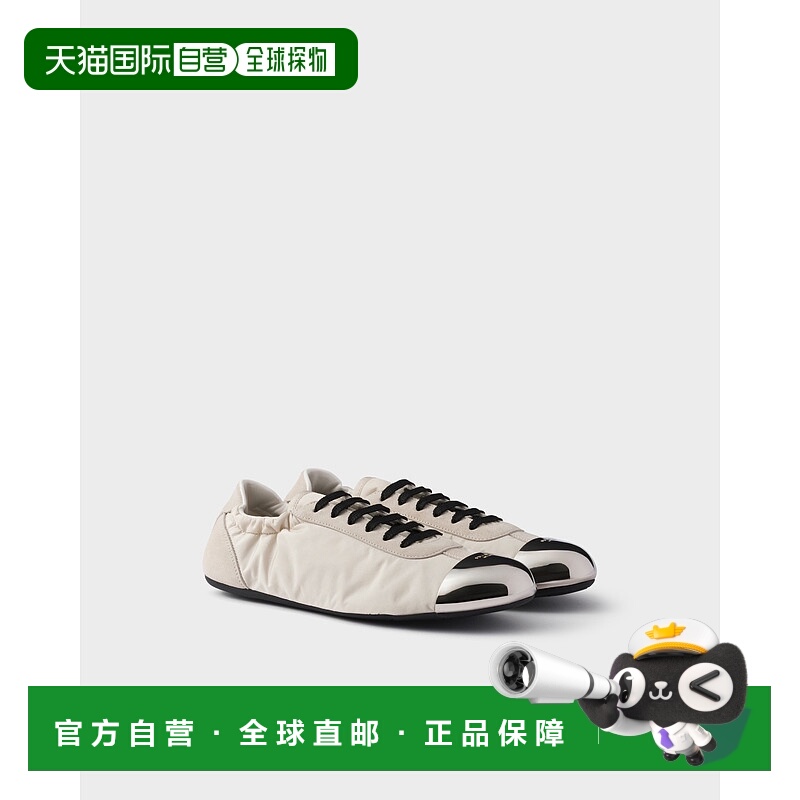 欧洲直邮PRADA (2025) Collapse 运动鞋，采用 Re-Nylon 和绒面小