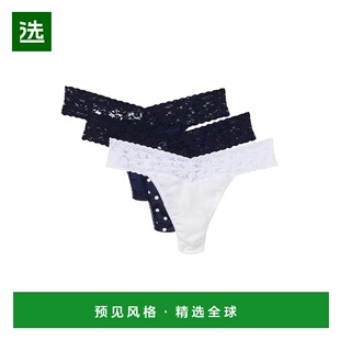 1h可退 香港直邮HANKY PANKY 汉基帕基 女士 Rise 棉质经典丁字裤