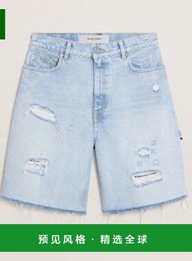 香港直邮GOLDEN GOOSE 女士 腰带环牛仔短裤 GWP02078P001850