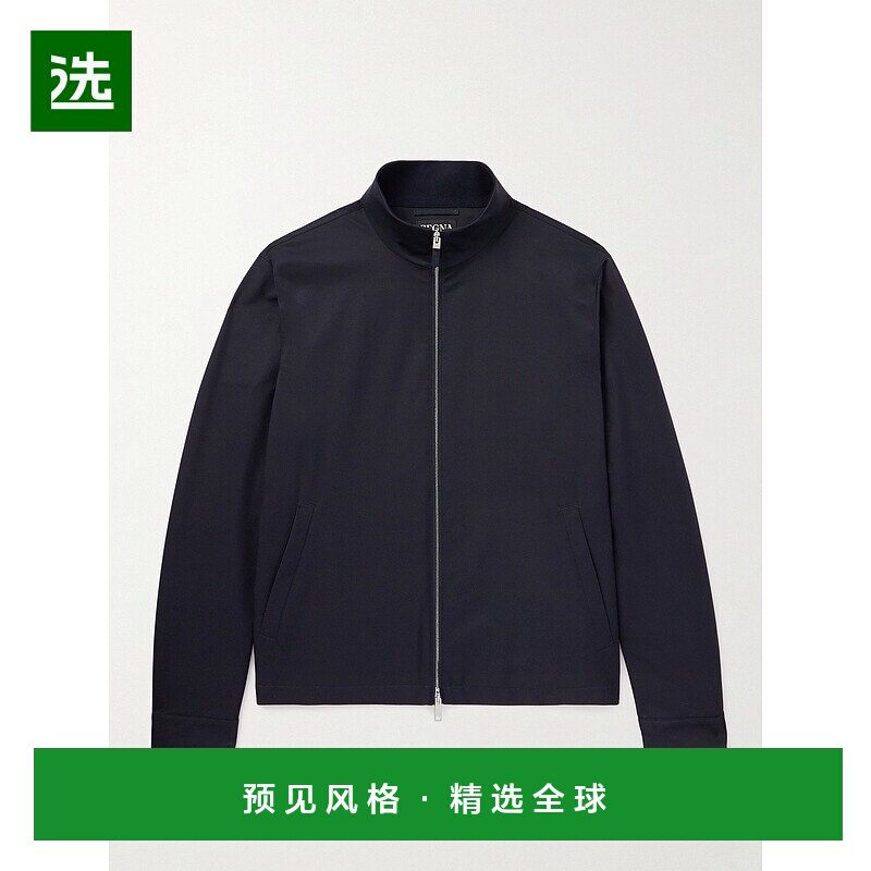 香港直邮1h可退 Zegna 杰尼亚 男士 3L 斜纹布宽身束腰夹克 UFTD3