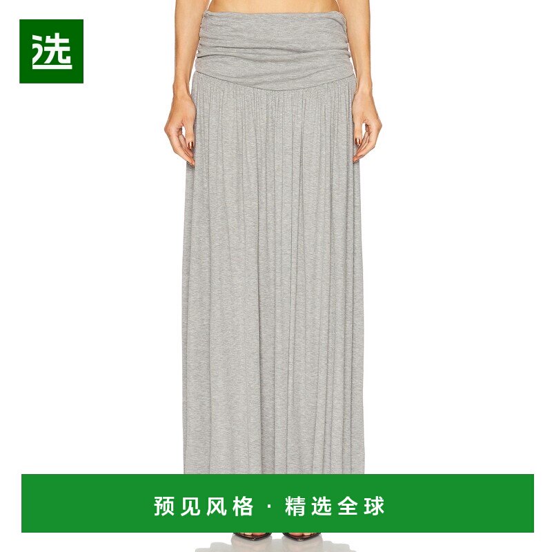 香港直邮AYAMUSE/Viona女士百褶裙超长裙半身裙 【付后1h可退】