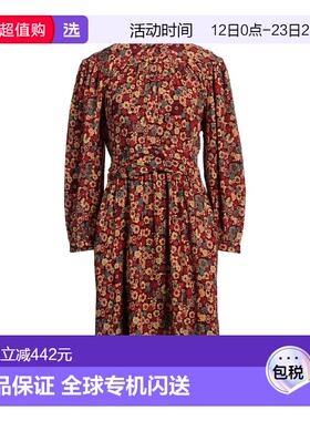 1h可退 香港直邮ANTIK BATIK 女士 中长连衣裙 red红色 舒适时尚