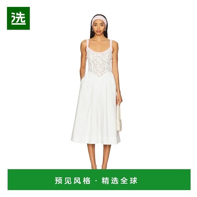 1h可退 香港直邮for love lemons 女士 缤纷花色蕾丝中长连衣裙 C