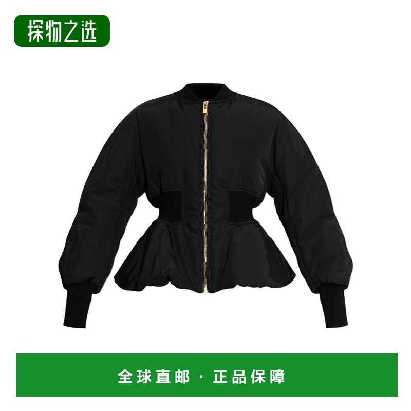 香港直邮Alaia 拉链飞行员夹克 AA9V1182W120C