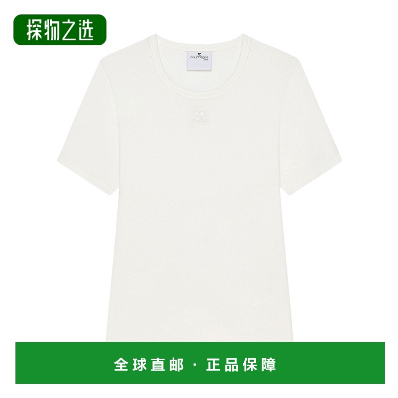香港直邮Courreges 短袖T恤 125JTS017JS0203正品高档舒适百搭