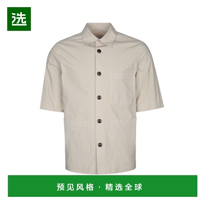 香港直邮JACOB COHEN 男士衬衫 UC01401S4133A80 SS2024 米白色