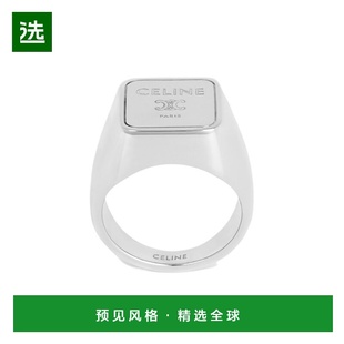 香港直邮Celine B101W6BRA.配饰 凯旋方形戒指