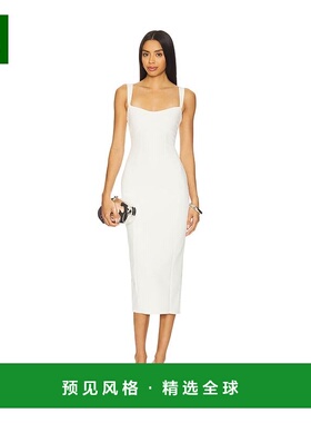 1h可退 香港直邮GOOD AMERICAN 女士 Sculpting 水晶心形中长连衣