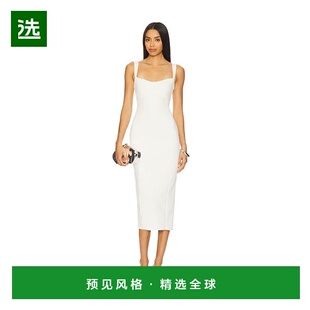 1h可退 香港直邮GOOD AMERICAN 女士 Sculpting 水晶心形中长连衣