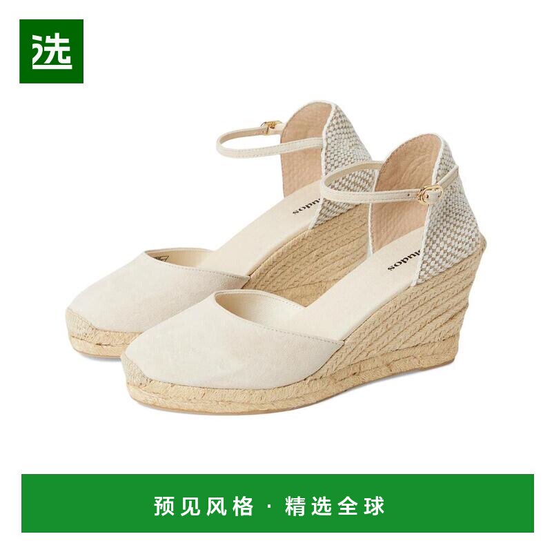 1h可退 【美国直邮】soludos 女士 时尚休闲鞋单鞋坡跟鞋