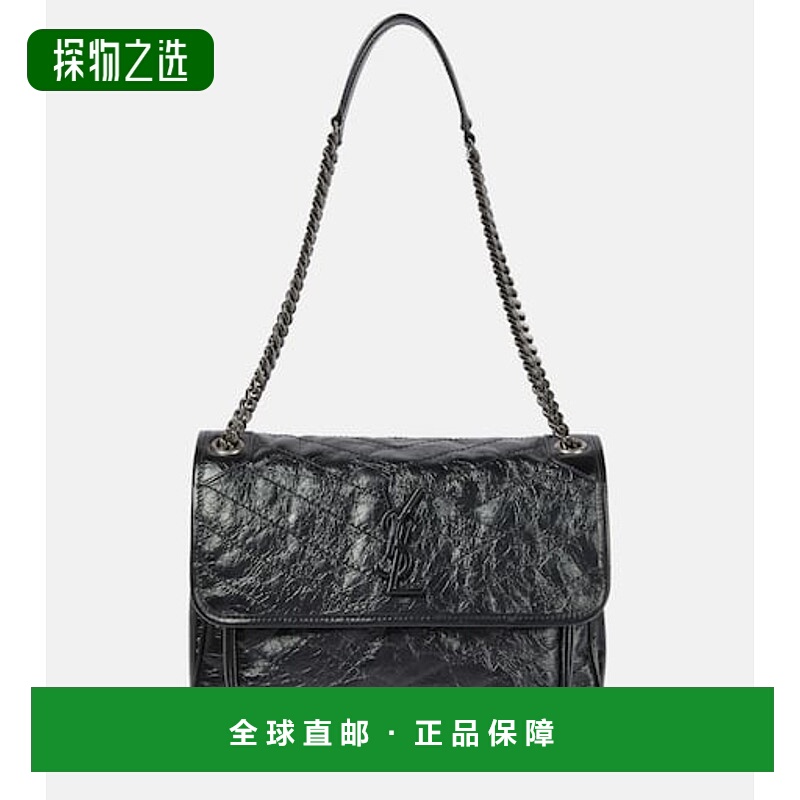 1h可退 香港直邮Saint Laurent 圣罗兰 女士 Niki 中号皮革肩包 0