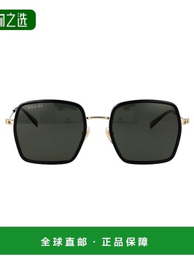 1h可退 香港直邮Gucci 古驰 女士 全框太阳镜 GG1848S black黑色