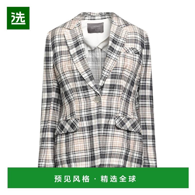 1h可退 香港直邮Lorena Antoniazzi 女士 西装外套 blue蓝色 舒适,女装/女士精品,西装,淘宝优惠券,粉丝福利购,淘宝优惠卷
