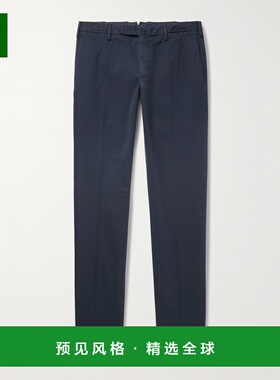 1h可退 香港直邮Slowear 男士 Venezia 1951 修身弹力棉质斜纹布