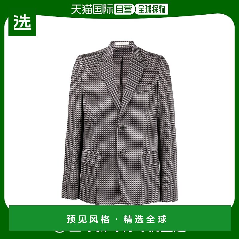 【99新未使用】香港直邮Valentino 单排扣西装外套 1V3CEE108K8