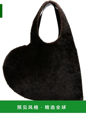 香港直邮COPERNI 女士单肩包 COPBA14F9015BRW AW2025 黑色 爱心