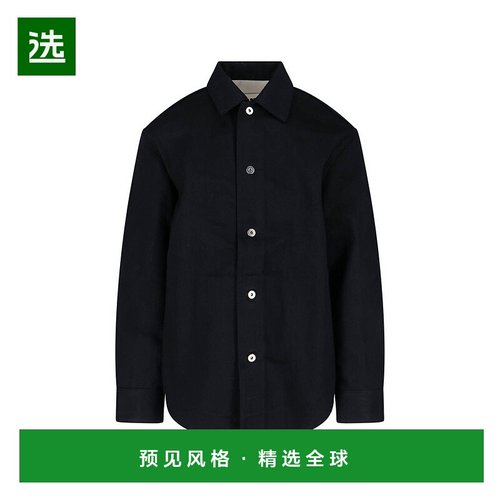 1h可退 香港直邮Jil Sander 吉尔·桑达 男士 长袖牛仔衬衫 J23DL