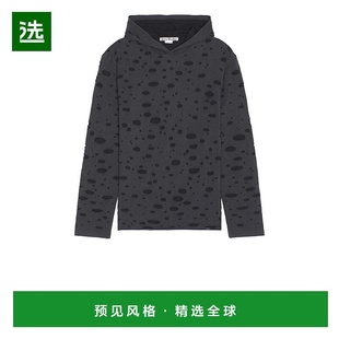 1h可退 香港直邮Acne Studios 艾克妮 男士 Trashed 连帽长袖T恤