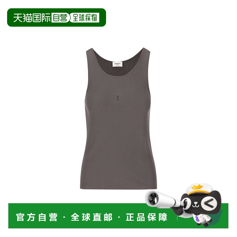香港直邮Saint Laurent 圣罗兰 女士 Cassandre 背心 823603Y37EC