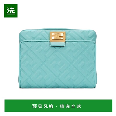 香港直邮Fendi 蓝色UPSIDE DOWN腰带包 8BT305A72V腰包