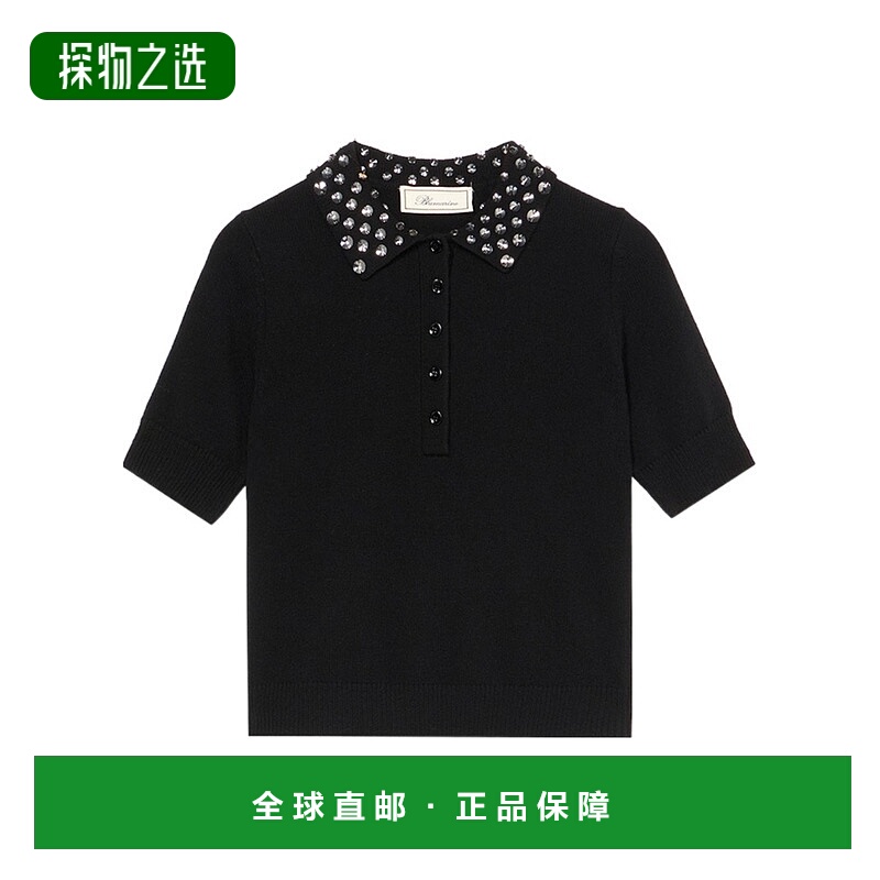 香港直邮Blumarine 羊毛 POLO 衫 2M653A短袖
