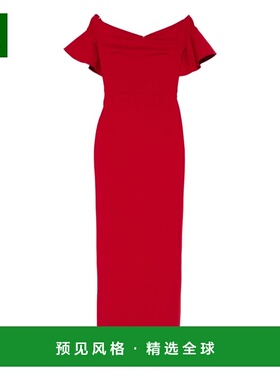 1h可退 香港直邮SOLACE LONDON 女士 红色连衣裙 OS46003RED