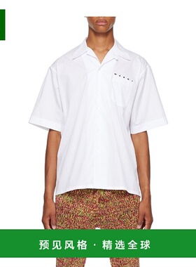 香港直邮Marni 棉质短袖衬衫 CUMU0213P8USCT88