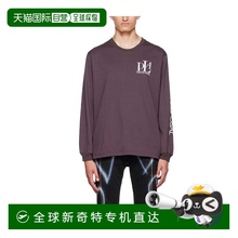 香港直邮Doublet 徽标长袖T恤 22AW30CS246BLACK印花针织