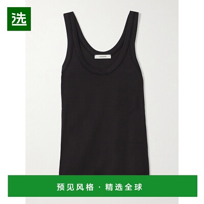 1h可退 香港直邮Lemaire 女士 罗纹背心 TO1199LJ1016 black黑色