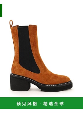 1h可退 香港直邮KHAITE 女士 Calgary 绒面皮短靴子 F1015726L726