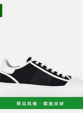 欧洲直邮Hogan H-Stripes黑色/白色运动鞋