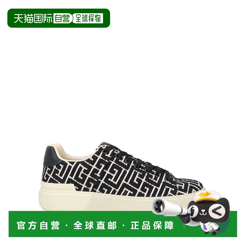 1h可退 香港直邮Balmain 巴尔曼 男士 运动鞋 black黑色 舒适时尚
