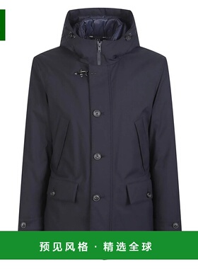 香港直邮FAY 男士夹克 NAM13510220XLM AW2025 蓝色 Fay Coat