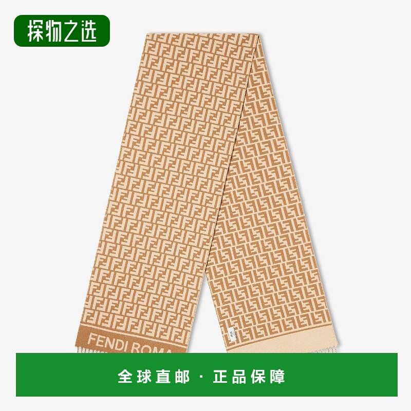 1h可退 欧洲直邮FENDI 芬迪 25秋冬 FXT113AQCWF0QB8 女士 围巾 F