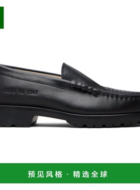 1h可退 香港直邮Common Projects 男士 黑色 Leather Chunky 乐福