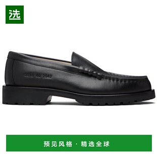1h可退 香港直邮Common Projects 男士 黑色 Leather Chunky 乐福