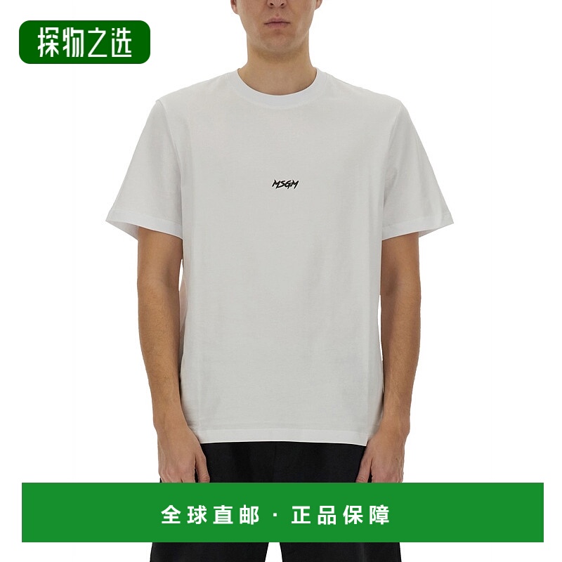 欧洲直邮msgm 男士 上装T恤